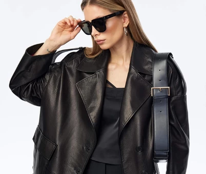 С чем носить кожаную куртку в 2024 году