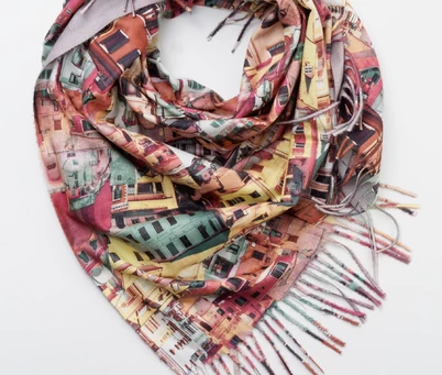 Как завязать шарф на куртку