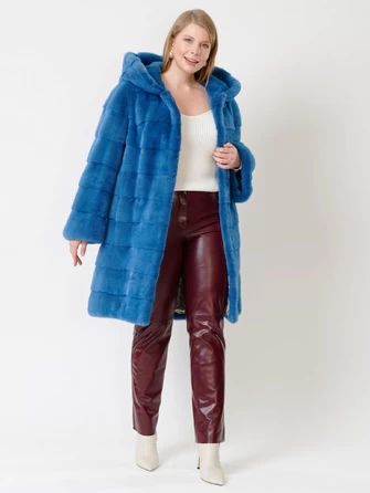 Зимний комплект женский: Пальто из меха норки 245к + Брюки 02-0