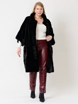 Зимний комплект женский: Пальто из меха норки 402 + Брюки 02-0