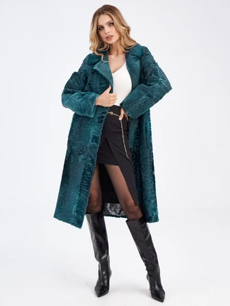 Шуба из меха каракуля для женщин Лола-0