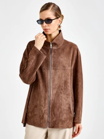 Замшевая женская куртка премиум класса 3090з-1