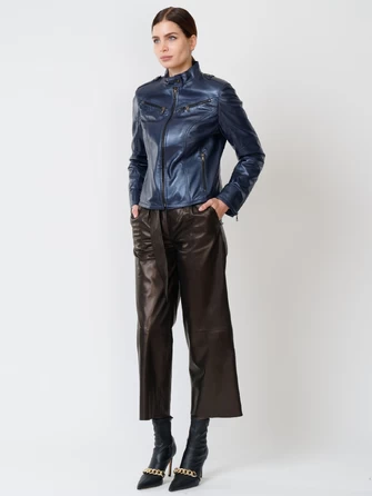 Кожаный комплект женский: Куртка 399 + Брюки 05-0