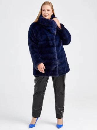 Зимний комплект женский: Куртка из меха норки 1150(в) + Брюки 02-0