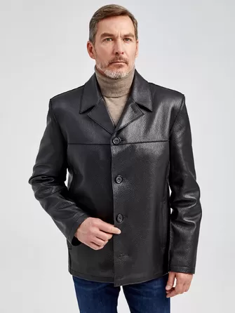Кожаный пиджак мужской 20с дом-1
