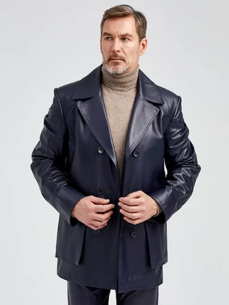 Кожаный комплект мужской: Куртка 549 + Брюки 01-1