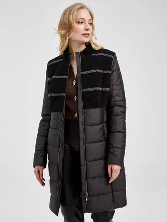 Пальто женское комбинированное 805-0