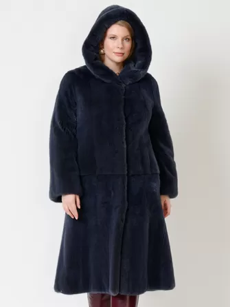 Пальто из меха норки женское 216к-1