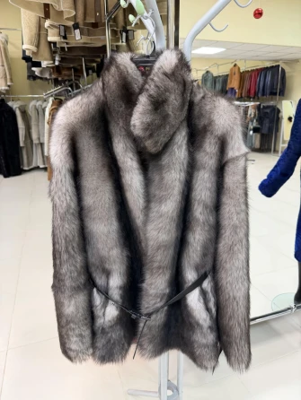 Короткая женская дубленка 2072-0