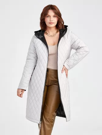 Демисезонный комплект: Пальто женское двухстороннее 21330 + Брюки женские 03-1