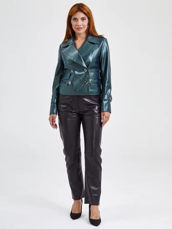 Кожаный комплект женский: Куртка 3014 + Брюки 03-0