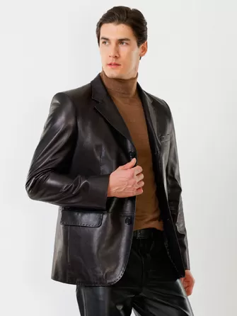 Кожаный пиджак мужской 543-1