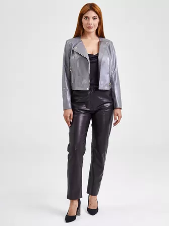 Кожаный комплект женский: Куртка 389 + Брюки 03-0