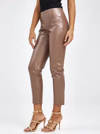 Кожаные брюки женские 4820740-1