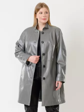 Кожаное пальто женское 378-0