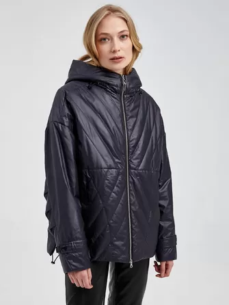 Текстильная утепленная куртка женская 20007-0