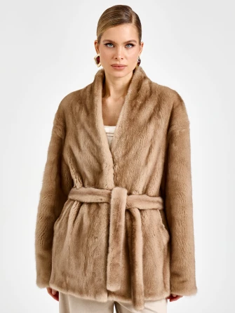 Короткая женская норковая шуба М-102-2252-0