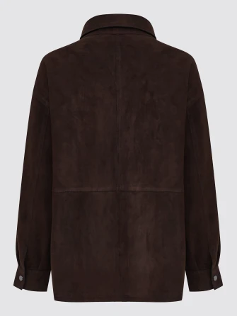 Женская замшевая куртка премиум класса 3109з-1