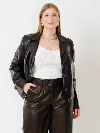 Кожаный комплект женский: Куртка 304 + Брюки 05-1