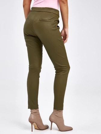 Кожаные женские брюки из натуральной кожи 07-1