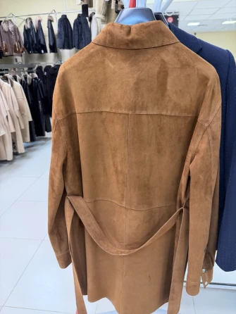 Женская замшевая куртка премиум класса 3107з-1