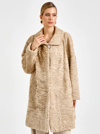 Женская каракулевая шуба премиум класса Лиза(в)-1