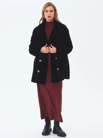 Женская дубленка из астрагана 2064-1