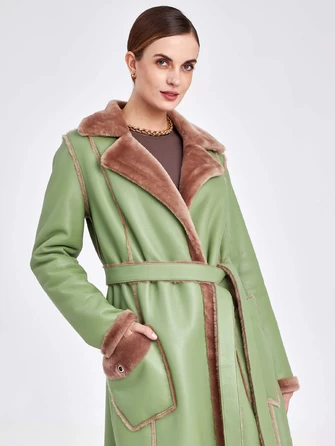 Женское пальто из натуральной овчины премиум класса 2005-0