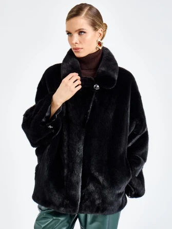 Короткая женская норковая шуба Москвичка-51593-0
