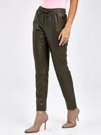 Кожаные брюки женские 4616637-0
