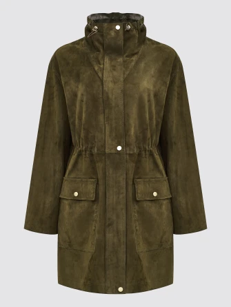 Женская замшевая куртка премиум класса 3114з-0